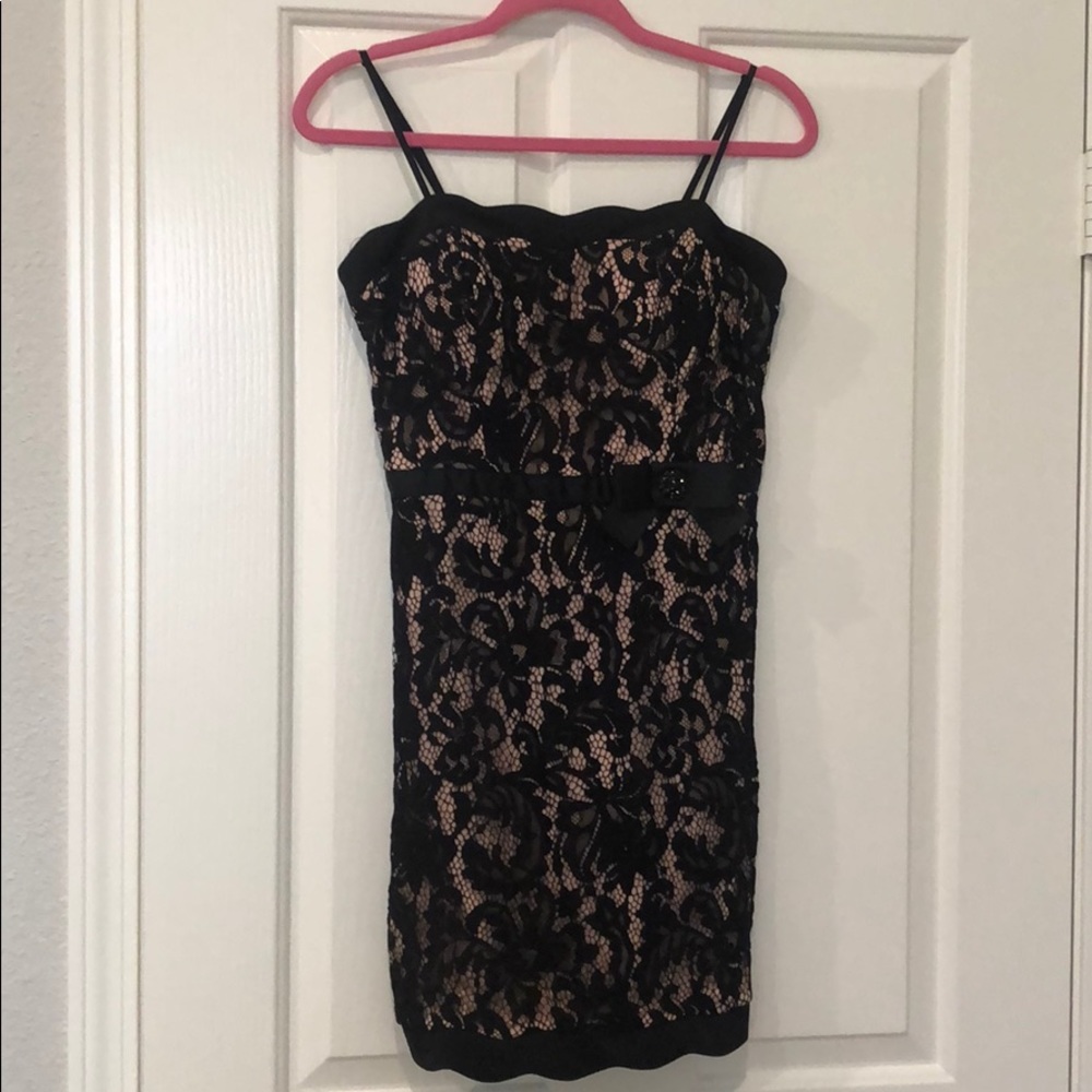 Lace mini dress night out dress